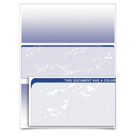 Stealth iX Paper - Form 1001 - Blue Prestige - 1000 Sheets – VersaCheck