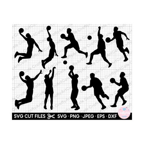 basketball player svg silhouette clipoart png - Inspire Uplift