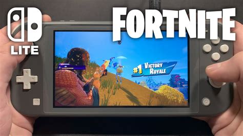 Fortnite on Nintendo Switch Lite #516 - YouTube