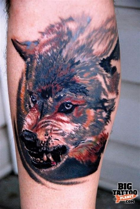 20 best Good And Evil Wolf Tattoos images on Pinterest | Wolf tattoos ...