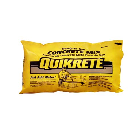 QUIKRETE 10-lb High Strength Concrete Mix in the Concrete Mix ...