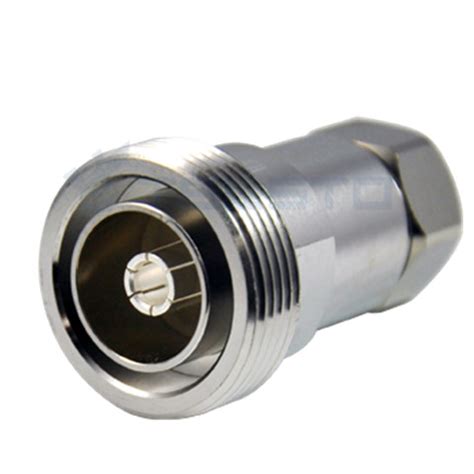 RF coaxial connector Din 7/16 female to 1/2'' super flexible cable - Telsto