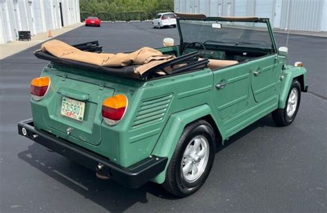 1973 Volkswagen Thing 181 Convertible Green RWD Manual for sale