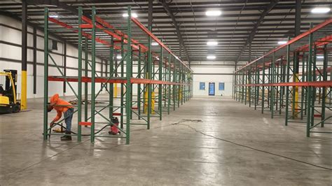 Warehouse pallet rack shelving dismantle, relocation & installation - Winston Salem, NC - YouTube