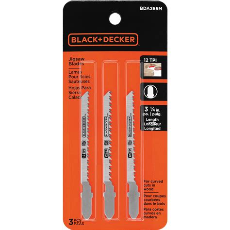 BLACK+DECKER BDA265M 3pk Scroll Jig Saw Blades - Walmart.com