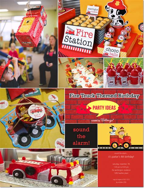 Fire Truck Themed Birthday Ideas