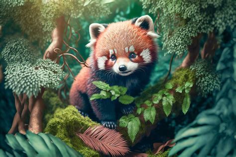 Download Red Panda, Animal, Forest. Royalty-Free Stock Illustration ...