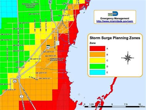 Miami Dade Evacuation Zone Map – Map Of The Usa With State Names