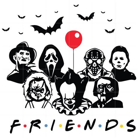 Friends Halloween SVG, Horror SVG | Halloween vinyl, Horror, Cricut halloween