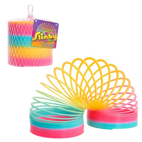 Slinky the Original Walking Spring Toy, Plastic Rainbow Giant Slinky - Just Play | Toys for Kids ...