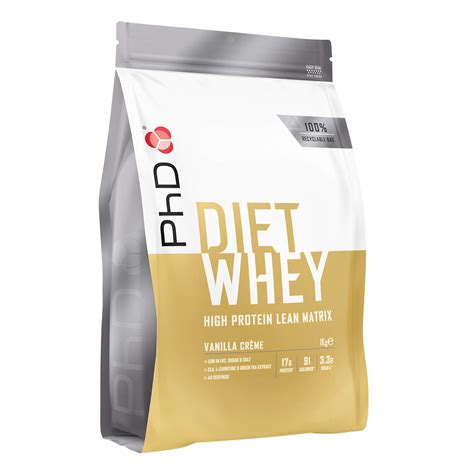 PhD Nutrition Diet Whey Protein Powder, 1 kg, Vanilla Cream- Buy Online in United Arab Emirates ...