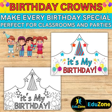 Make Your Celebration Shine with Editable Birthday Crowns and Colorful Party Hats! | Made By ...