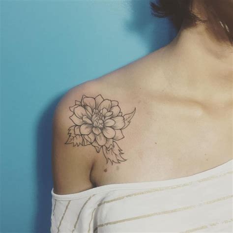 Dahlia Tattoos Designs, Ideas and Meaning - Tattoos For You