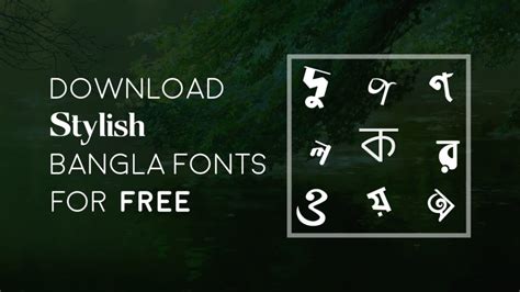 Download 700+ Stylish Bangla Fonts for Free - DroitThemes