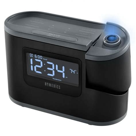 HoMedics Soundspa Recharged ® Sleep Solutions Projection Digital Alarm Clock Sound Machine With ...