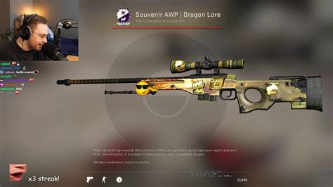 OhnePixel Buys A $51,000 Souvenir AWP Dragon Lore In CS:GO!, 56% OFF