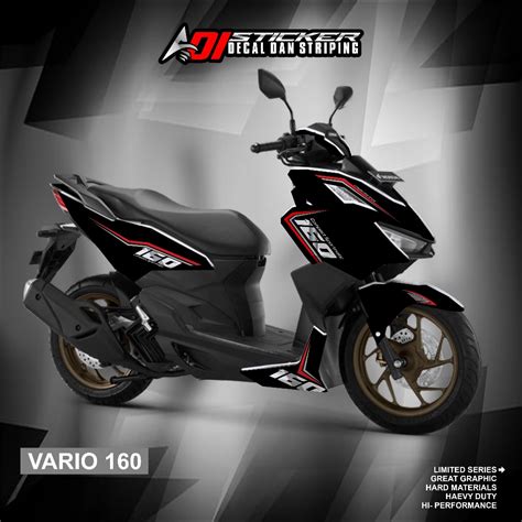 Jual Sticker Striping Vario 160 Sticker Transparan Vario Sticker vario ...