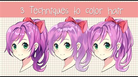 How To Shade Anime Hair Tutorial Watch the video explanation about tutorial how to color anime hair