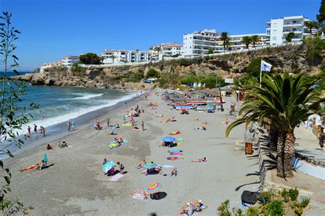 Playa El Salón à Nerja | Beach, Beautiful beaches, Vacation