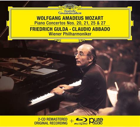 Mozart: Piano Concertos Nos. 20, 21, 25 & 27 (CD + Blu-ray): Friedrich Gulda, Wiener ...