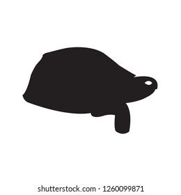 Tortoise Silhouette Vector Icon Stock Vector (Royalty Free) 1260099871