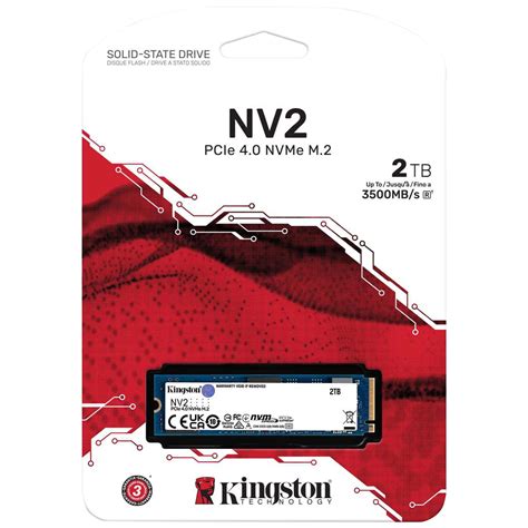 Buy Kingston SNV2S M.2 NVMe Gen4 SSD 2TB [SNV2S/2000G] | PC Case Gear ...