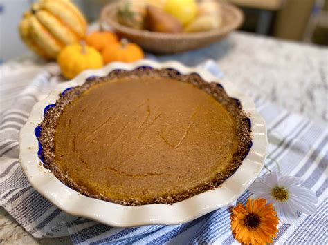 Vegan Squash Pie - Natural Kitchen Cooking School