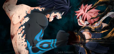 Gray VS Natsu by claudiadragneel on DeviantArt