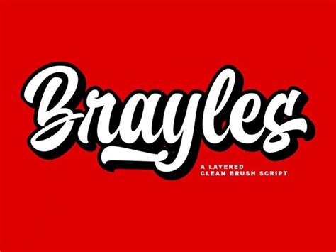 Brayles - Free Bold Script Font by Cat Ox on Dribbble