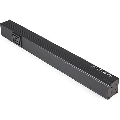 Startech .com 10 Outlet Rack Mount Power Strip 125V/16 Amp, 1U Horizontal 19" Rackmount PDU ...