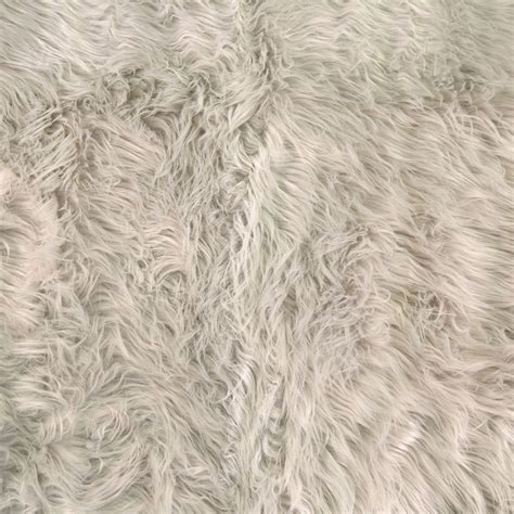 FabricLA Shaggy Faux Fake Fur Fabric - Half Yard (Platinum Gray) - Walmart.com - Walmart.com