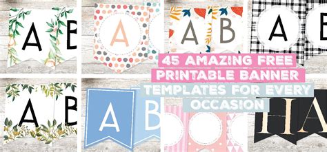 Free Printable Party Banner Templates