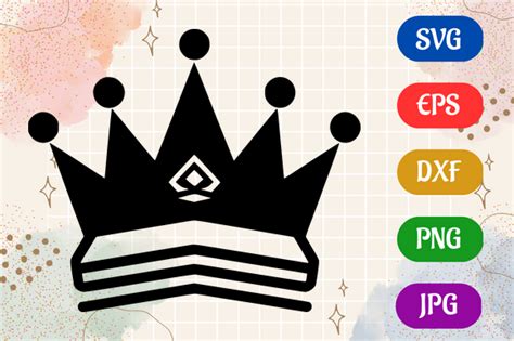 King | Black and White Logo Vector Art Graphic by Creative Oasis · Creative Fabrica