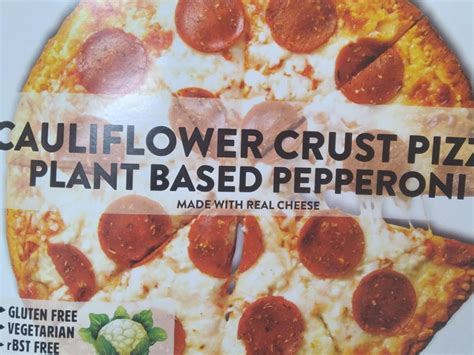 Pizza, Cauliflower Crust, Plant Based Pepperoni Nutrition Facts - Eat This Much