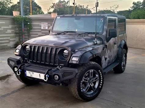 This Modified Mahindra Thar Is A Jeep Wrangler Lookalike