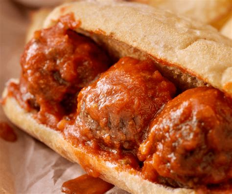 Subway Copycat Meatball Marinara Sub Recipe - Fast Food Menu Prices