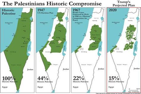 Peta Negara Israel Palestina - Hilangnya Tanah Palestina dan Rencana ...