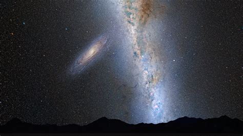 Behold Our Dazzling Night Sky When the Milky Way Collides with Andromeda in 4 Billion Years