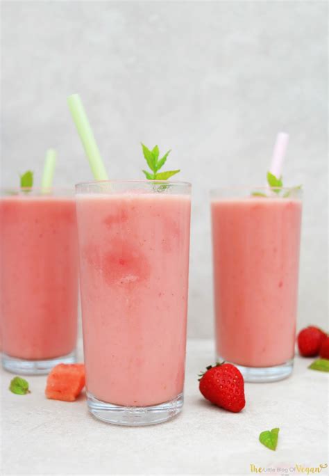 How to make a watermelon chill drink from Pizza Express | The Little Blog Of Vegan