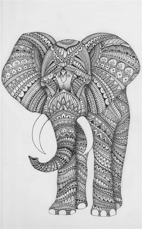 Elephant mandala Art Print by danielaauza | Mandala art, Mandala elephant, Mandala sketch