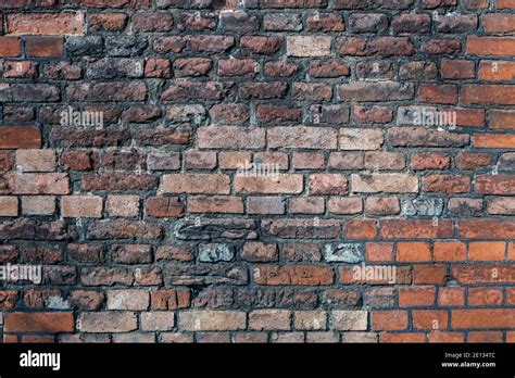 Empty Old Brick Wall Texture. Background of the old red brick walls. Rustic style, Copy Space ...