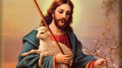 Jesus With Stick And Lamb HD Jesus Wallpapers | HD Wallpapers | ID #49128