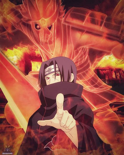 ITACHI SUSANOO, anime, art, uchiha, HD phone wallpaper | Peakpx