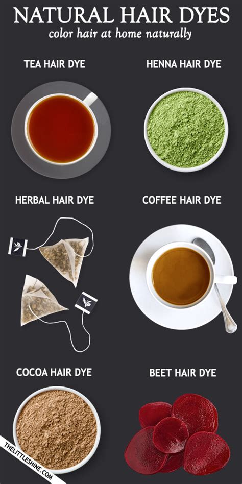 Top Natural Hair Dyes - How to Color Your Hair at Home - The Little Shine