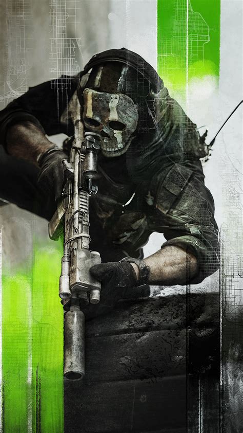 Call of Duty: Modern Warfare II Wallpaper 4K, PlayStation 5, Ghost