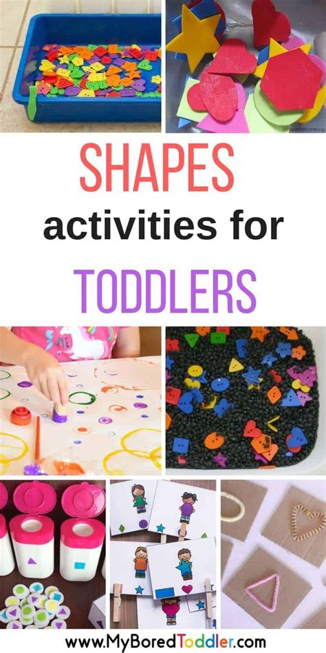 Shapes Activities for Toddlers - My Bored Toddler