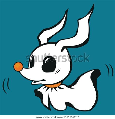 Ghost Dog Cartoon Dog On Halloween Stock Vector (Royalty Free) 1511357207 | Shutterstock