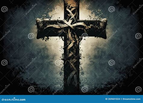 Cross Wallpaper Faith Illustration Design Art Stock Illustration - Illustration of symbol ...