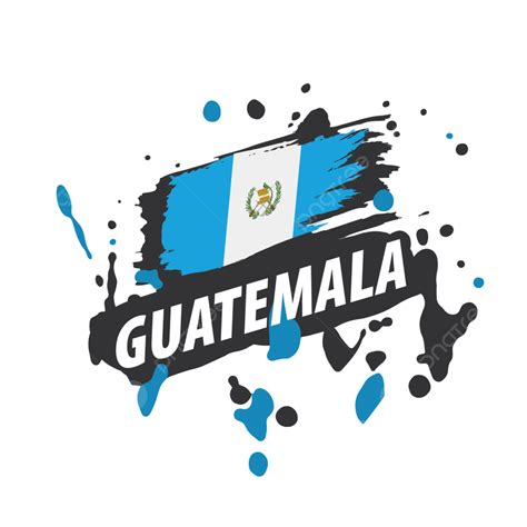 Guatemala Flag Vector Hd PNG Images, Guatemala National Flag Ribbon Spray, Banner, National ...