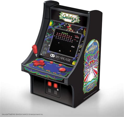 My Arcade Micro Player Mini Arcade Machine: Galaga Video Game, Fully Playable, 6.75 Inch ...